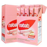 nabati纳宝帝丽芝士威化饼干草莓芝士蛋糕味200g