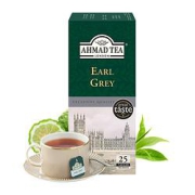 AHMAD亚曼英国亚曼AHMADTEA格雷伯爵红茶茶包清爽佛手柑味红茶可加柠檬搭配糕点伯爵红茶2g*25包