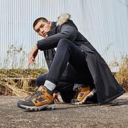 SKECHERS斯凯奇66277男士马丁靴