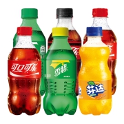聚划算百亿补贴：可口可乐/雪碧/芬达/零度可乐 碳酸饮料 300ml*6瓶