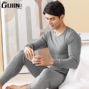 中华老字号 GUJIN 古今 男士40S暖柔棉保暖内衣套装