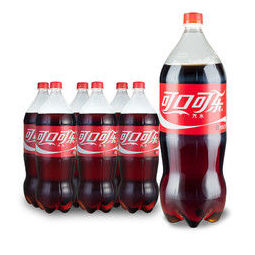 Coca-Cola 可口可乐 汽水 碳酸饮料 2L*6瓶 整箱装 可口可乐出品 新老包装随机发货