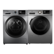 10日20点！Midea 美的 MG100VT55DY+MH90-H03Y 洗烘套装