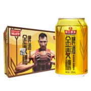 京东超市珠江啤酒 10度 金麦穗 330ml*24听*2