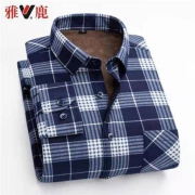 雅鹿 加绒保暖衬衫 长袖衬衣   C-1