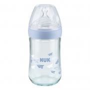 NUK 婴儿宽口径玻璃奶瓶 240ml*2