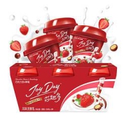PLUS会员：yili伊利JoyDay芯趣多巧克力豆&草莓低温酸奶220g*3瓶