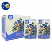 PLUS会员：ZZ 忠芝 野生蓝莓汁 245ml*8瓶*2件