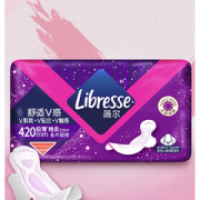Libresse薇尔V感系列极薄棉柔夜用加长卫生巾42cm*6片