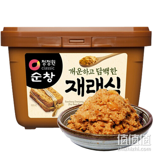 清净园大酱 韩国进口黄豆酱500g