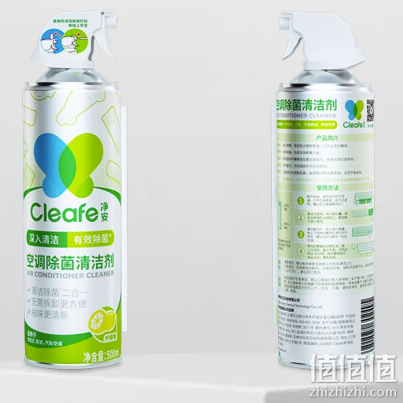 净安（Cleafe）空调清洗剂柠檬香500ml/罐