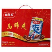 yeo's杨协成马蹄爽荸荠饮料300ml*12罐礼盒装新加坡品牌果肉饮料粒粒爽脆