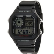 CASIO 卡西欧 男士电子表 AE1200WH-1A 到手165.09元