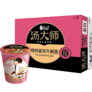 康师傅 汤大师熬制高汤精炖番茄牛腩 84g12杯