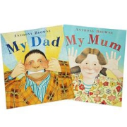 英文原版进口绘本MyDad&MyMum我爸爸我妈妈绘本英文国外获奖经典启蒙