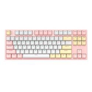 GANSS迦斯HS87T三模机械键盘白桃TTC快银轴