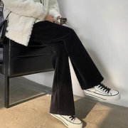 PLUS会员：蜓秀NN01女士雪尼尔加绒阔腿裤