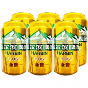 聚划算百亿补贴：哈尔滨 金麦啤酒330ml*6罐 听装