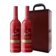 Penfolds奔富max's奔富麦克斯Max's珍藏系列红葡萄酒灿金西拉双支礼盒装750mL*2
