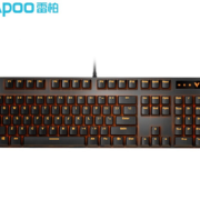 RAPOO 雷柏 V500PRO 单光版 机械光键盘 黑色