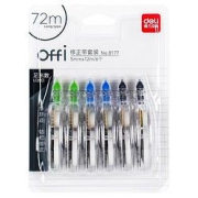 deli得力8177修正带5mm*12m6个装