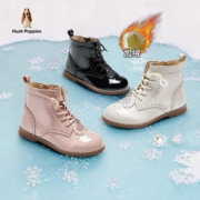Hush Puppies 暇步士 女童加绒马丁靴 3色