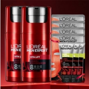 L'OREAL PARIS 巴黎欧莱雅 男士锐能抗皱紧致多效霜 50ml*2 （赠洁面膏50ml*3+保湿面膜30ml*4+加赠水凝露50ml*2）