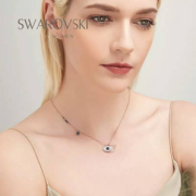 Swarovski 施华洛世奇 玫瑰金色恶魔之眼项链   含税到手￥299.2