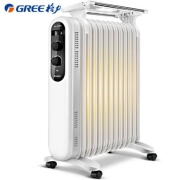 SUPER会员：GREE 格力 NDY19-X6021 13片大功率电暖器*2件