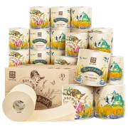 88VIP：Tralin 泉林本色 有芯卷纸 3层140g30卷*3件