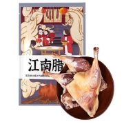 京东极速版：溢流香 咸鸭腿2只装 共400克