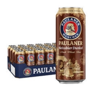 PAULANER 保拉纳 柏龙（PAULANER）黑小麦啤酒 500ml*24听 整箱装 德国进口