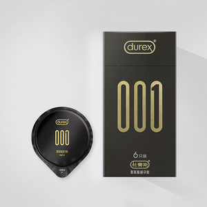 杜蕾斯旗下最薄 001聚氨酯避孕套 6只装 仿若未戴/无乳胶味