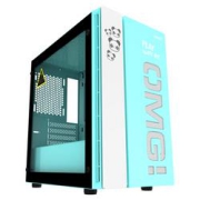 iFORGAME游戏悍将OMGM-ATX机箱半侧透抹茶绿