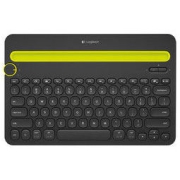 logitech 罗技 K480 79键 蓝牙无线薄膜键盘 黑色 无光