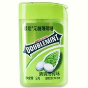 PLUS会员：DOUBLEMINT绿箭无糖薄荷糖清爽薄荷味20粒