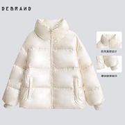 DEBRAND潮牌冬季男女情侣款厚短款羽绒服防风立领外套