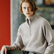 UNIQLO 优衣库 438780 souffle yarn半拉链针织衫
