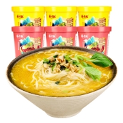 杨掌柜泡椒金汤酸辣红油小面非油炸速食即食泡面河南