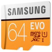 SAMSUNG 三星 EVO系列 MicroSD存储卡 64GB（UHS-I、U3）