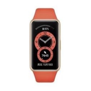 HUAWEI 华为 手环6 NFC版 智能手环 金色 赤茶橘硅胶表带（血氧、心率）