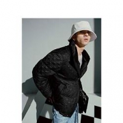 GXG21年冬季新品大赢家系列质感面料立领羽绒服男