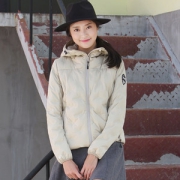 地球科学家 800蓬160克鹅绒 女弹力羽绒服