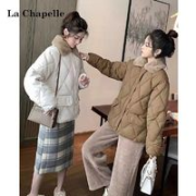 La Chapelle 女士宽松羊羔毛棉服 914414062