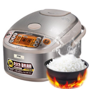 ZOJIRUSHI象印ZOJIRUSHI）电饭煲日本原装进口3L/5L微电脑多功能IH电磁加热电饭锅NP-HCH10C-XC本色(3-6人份)3L