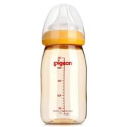Pigeon贝亲宝宝PPSU奶瓶配L号奶嘴240ml