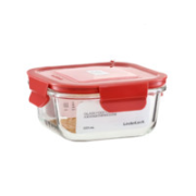 LOCK&LOCK LLG981 玻璃保鲜盒 650ml 绿色