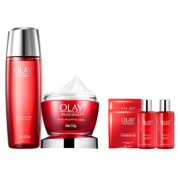京东PLUS会员：玉兰油（OLAY）大红瓶4件套 护肤品套装 天作之盒（面霜50g+爽肤水150ml内含面膜*2）
