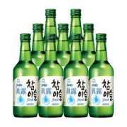 Jinro 真露 韩国进口烧酒16.9°竹炭酒 360ml*20瓶 整箱装