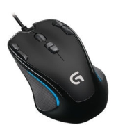 logitech 罗技 G300S 有线鼠标 黑色 2500DPI